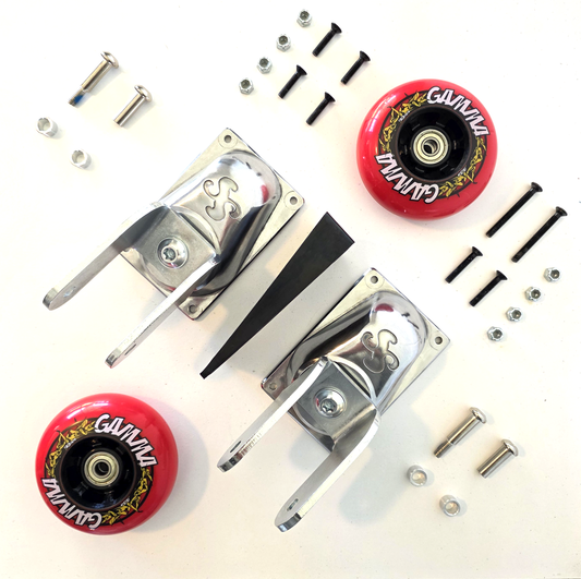 QUANTUM Casters + Wheels Setup (minus deck)