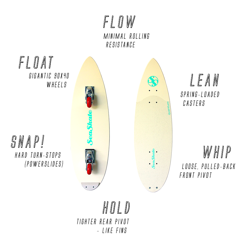 Patinete Seaskate Quantum completo
